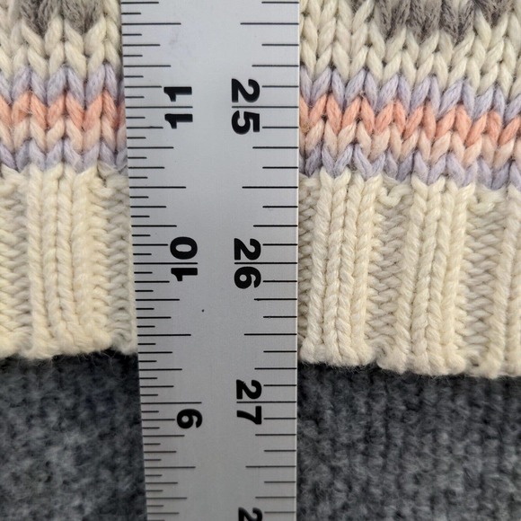 Chaus Women's Rose Pullover Knit Sweater Cream Medium Floral Crew Neck - Picture 11 of 12